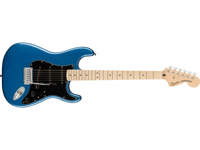 Squier By Fender Affinity Series™ Stratocaster®, Maple Fingerboard, Black Pickguard, Lake Placid Blue 