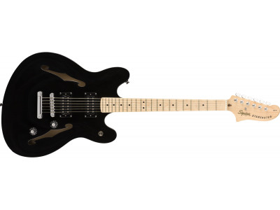 Squier By Fender Affinity Series™ Starcaster®, Maple Fingerboard, Black 