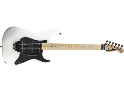 Jackson X Series Signature Adrian Smith SDXM, Maple Fingerboard, Snow White with Black Pickguard 