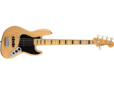 Squier By Fender Classic Vibe 70s Jazz Bass® V, Maple Fingerboard, Natural 