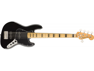Squier By Fender Classic Vibe '70s Jazz Bass® V, Maple Fingerboard, Black 