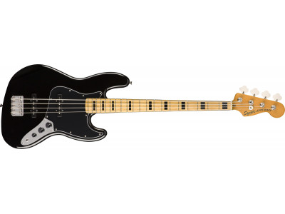 Squier By Fender Classic Vibe '70s Jazz Bass®, Maple Fingerboard, Black 