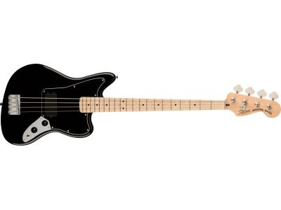 Squier By Fender Legacy Affinity Series™ Jaguar® Bass H, Maple Fingerboard, Black Pickguard, Black 