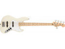 Squier By Fender Affinity Series™ Jazz Bass® V, Maple Fingerboard, White Pickguard, Olympic White  