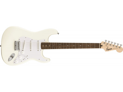 Squier By Fender Legacy Bullet® Stratocaster® HT, Laurel Fingerboard, Arctic White 