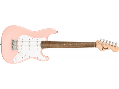 Squier By Fender Mini Stratocaster®, Laurel Fingerboard, Shell Pink 