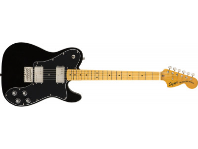 Squier By Fender Classic Vibe '70s Telecaster® Deluxe, Maple Fingerboard, Black 