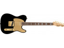 Squier By Fender 40th Anniversary Telecaster®, Gold Edition, Laurel Fingerboard, Gold Anodized Pickguard, Black električna gitara električna gitara