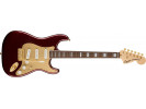Squier By Fender 40th Anniversary Stratocaster®, Gold Edition, Laurel Fingerboard, Gold Anodized Pickguard, Ruby Red Metallic  