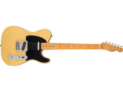Squier By Fender 40th Anniversary Telecaster®, Vintage Edition, Maple Fingerboard, Black Anodized Pickguard, Satin Vintage Blonde 