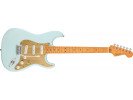 Squier By Fender 40th Anniversary Stratocaster®, Vintage Edition, Maple Fingerboard, Gold Anodized Pickguard, Satin Sonic Blue 