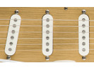 Squier By Fender 40th Anniversary Stratocaster®, Vintage Edition, Maple Fingerboard, Gold Anodized Pickguard, Satin Sonic Blue 