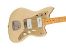 Squier By Fender 40th Anniversary Jazzmaster®, Vintage Edition, Maple Fingerboard, Gold Anodized Pickguard, Satin Desert Sand 