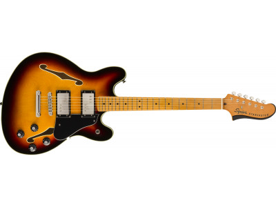 Squier By Fender Classic Vibe Starcaster®, Maple Fingerbaord, 3-Color Sunburst 