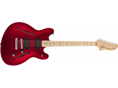Squier By Fender Affinity Series™ Starcaster®, Maple Fingerboard, Candy Apple Red 