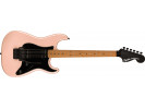 Squier By Fender Contemporary Stratocaster® HH FR, Roasted Maple Fingerboard, Black Pickguard, Shell Pink Pearl  