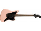 Squier By Fender Contemporary Active Jazzmaster® HH, Laurel Fingerboard, Black Pickguard, Shell Pink Pearl  