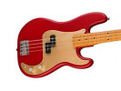 Squier By Fender 40th Anniversary Precision Bass®, Vintage Edition, Maple Fingerboard, Gold Anodized Pickguard, Satin Dakota Red 