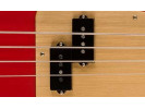 Squier By Fender 40th Anniversary Precision Bass®, Vintage Edition, Maple Fingerboard, Gold Anodized Pickguard, Satin Dakota Red 