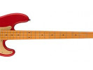 Squier By Fender 40th Anniversary Precision Bass®, Vintage Edition, Maple Fingerboard, Gold Anodized Pickguard, Satin Dakota Red 