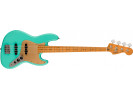 Squier By Fender 40th Anniversary Jazz Bass®, Vintage Edition, Maple Fingerboard, Gold Anodized Pickguard, Satin Sea Foam Green 