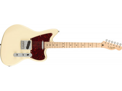 Squier By Fender Paranormal Offset Telecaster®, Maple Fingerboard, Tortoiseshell Pickguard, Olympic White 