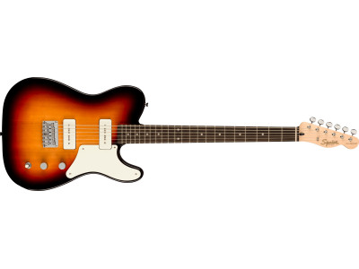 Squier By Fender Paranormal Baritone Cabronita Telecaster®, Laurel Fingerboard, Parchment Pickguard, 3-Color Sunburst 