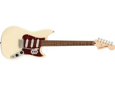 Squier By Fender Paranormal Cyclone®, Laurel Fingerboard, Tortoiseshell Pickguard, Pearl White 