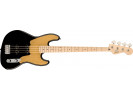 Squier By Fender Paranormal Jazz Bass® '54, Maple Fingerboard, Gold Anodized Pickguard, Black  