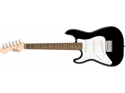 Squier By Fender Mini Stratocaster® Left-Handed, Laurel Fingerboard, Black 