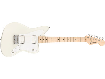 Squier By Fender Mini Jazzmaster® HH, Maple Fingerboard, Olympic White 