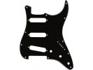 Fender PRIBOR Pickguard Strat 11 Hole S/S/S Configuration 3-Ply B/W/B  