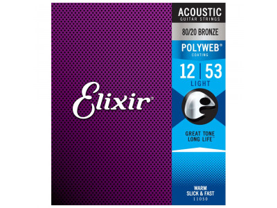 Elixir 80/20 Bronze Polyweb Light 012-053 