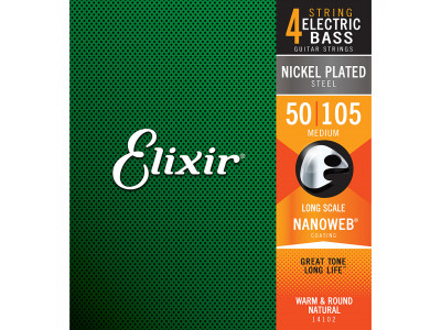 Elixir Nanoweb Heavy Long Scale 050-105 4-String 