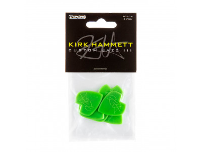 Jim Dunlop KIRK HAMMETT JAZZ III PICK 47PKH3N (6 Pack) 