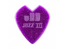 Jim Dunlop KIRK HAMMETT JAZZ III PICK PURPLE SPARKLE 47PKH3NPS (6 Pack) 