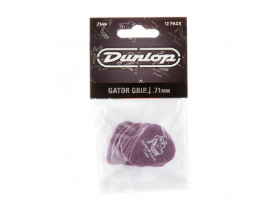 Jim Dunlop GATOR GRIP® PICK .71MM 417P071 (12 Pack) 