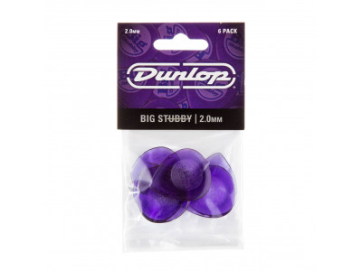 Jim Dunlop BIG STUBBY PICK 2.00MM 475P200 (6 Pack) 