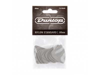 Jim Dunlop NYLON STANDARD PICK .60MM 44P060 (12 Pack) 