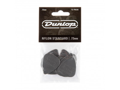 Jim Dunlop NYLON STANDARD PICK .73MM 44P073 (12 Pack) 