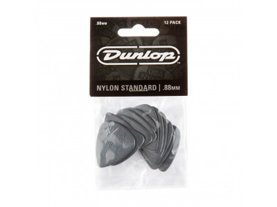 Jim Dunlop NYLON STANDARD PICK .88MM 44P088 (12 Pack) 