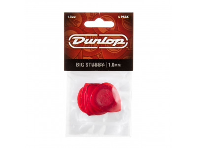 Jim Dunlop BIG STUBBY PICK 1.0MM 475P100 (6 Pack) 