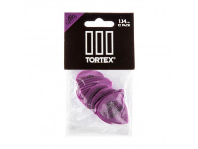 Jim Dunlop TORTEX® TIII PICK 1.14MM 462P114 (12 Pack) 