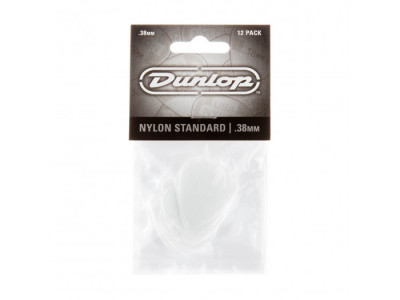 Jim Dunlop NYLON STANDARD PICK .38MM 44P038 (12 Pack) 