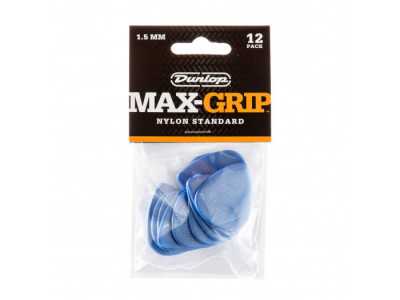 Jim Dunlop MAX-GRIP® NYLON STANDARD PICK 1.5MM 449P150 (12 Pack) 