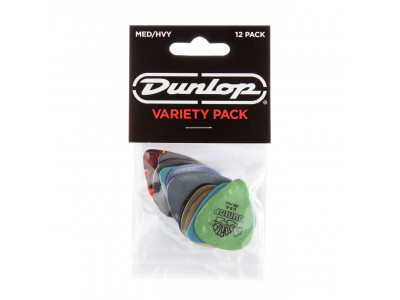 Jim Dunlop GUITAR PICK MD/HV VARIETY PACK PVP102 (12 Variety Pack) 