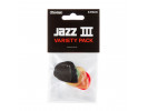 Jim Dunlop JAZZ III PICK VARIETY PACK PVP103 (6 Variety Pack)   