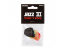 Jim Dunlop JAZZ III PICK VARIETY PACK PVP103 (6 Variety Pack)  