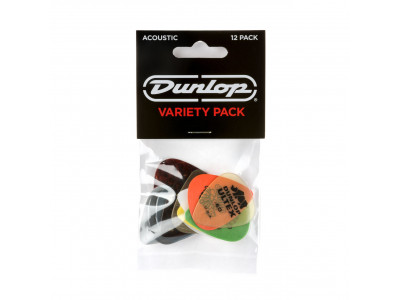 Jim Dunlop ACOUSTIC PICK VARIETY PACK PVP112 (12 Variety Pack) 