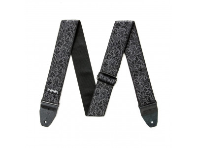 Jim Dunlop JACQUARD BLACK THISTLE STRAP D6714 